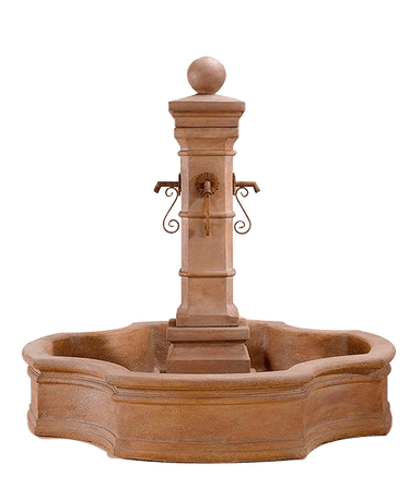Avignon Monaco Pond Outdoor Cast Stone Garden Fountain For Spouts Fountain Tuscan